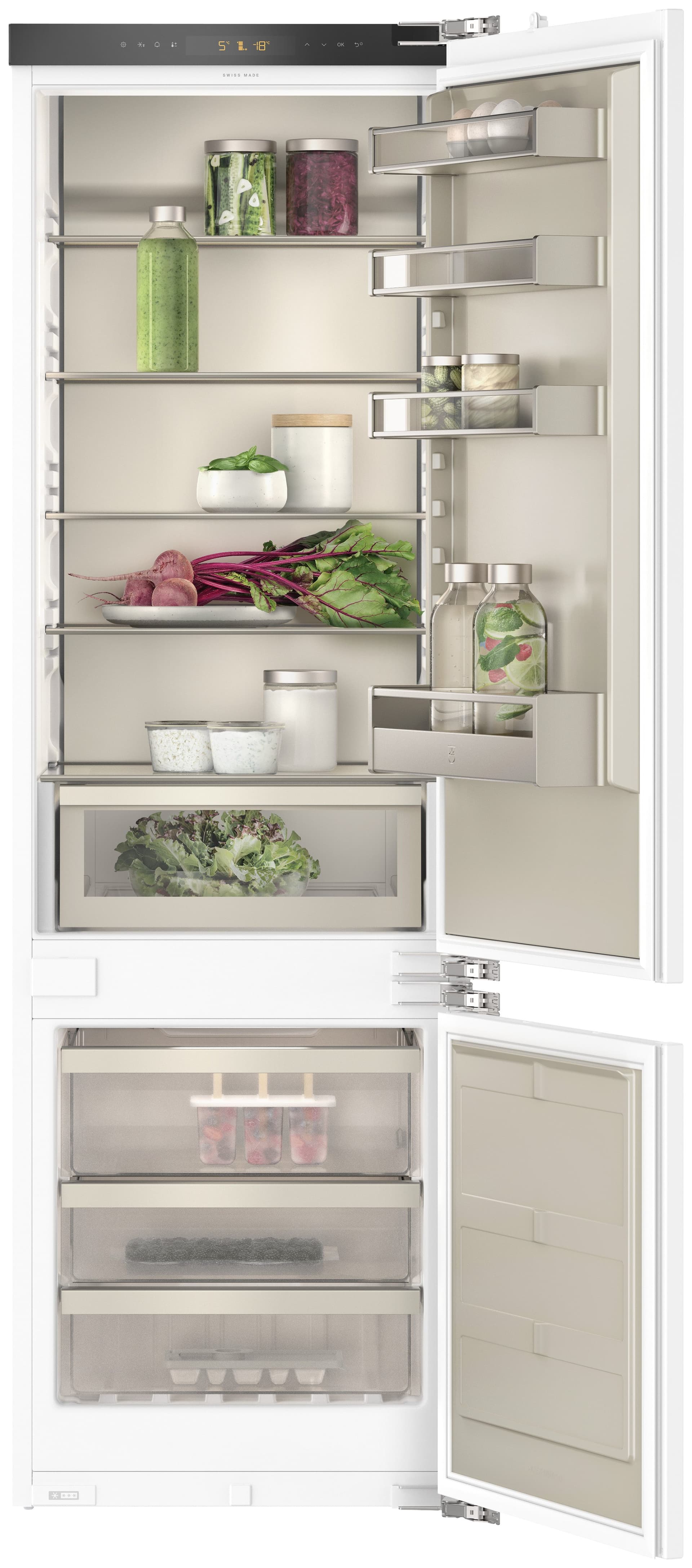 Tủ lạnh kết hợp tủ đông V-ZUG CombiCooler V6000 178NI - V-ZUG