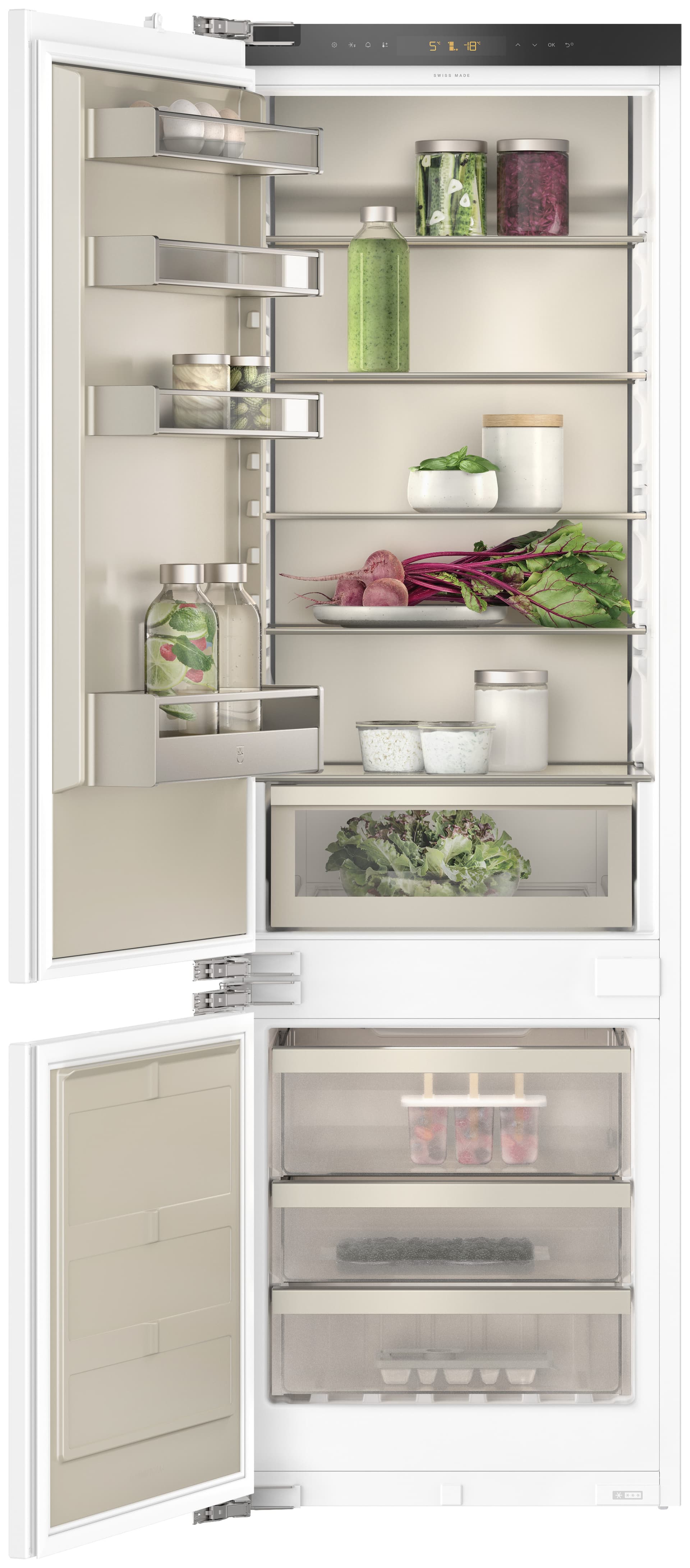 Tủ lạnh kết hợp tủ đông V-ZUG CombiCooler V6000 178NI - V-ZUG